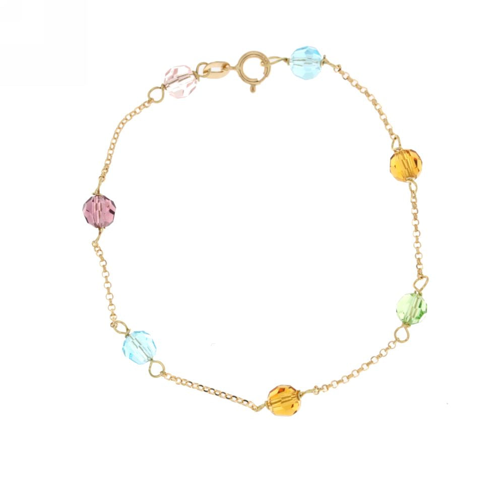 18K Italian Gold Baby Bracelet – 803321724477 – SKU 803321724477