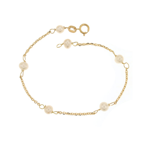 18K Italian Gold Baby Bracelet – 803321724480 – SKU 803321724480