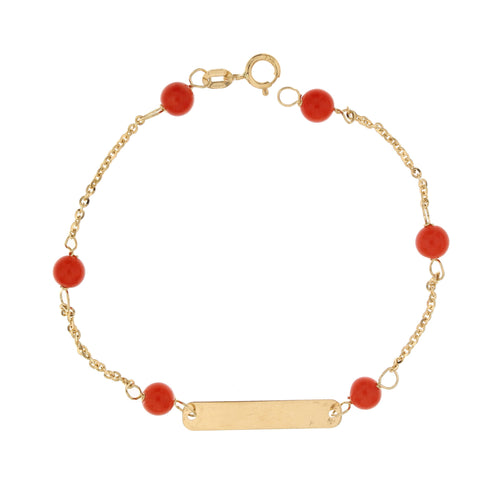 18K Italian Gold Baby Bracelet – 803321724486 – SKU 803321724486