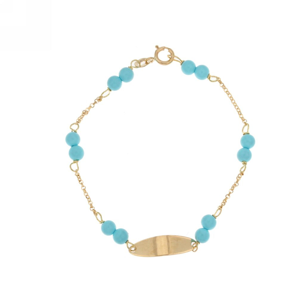 18K Italian Gold Baby Bracelet – 803321724506 – SKU 803321724506