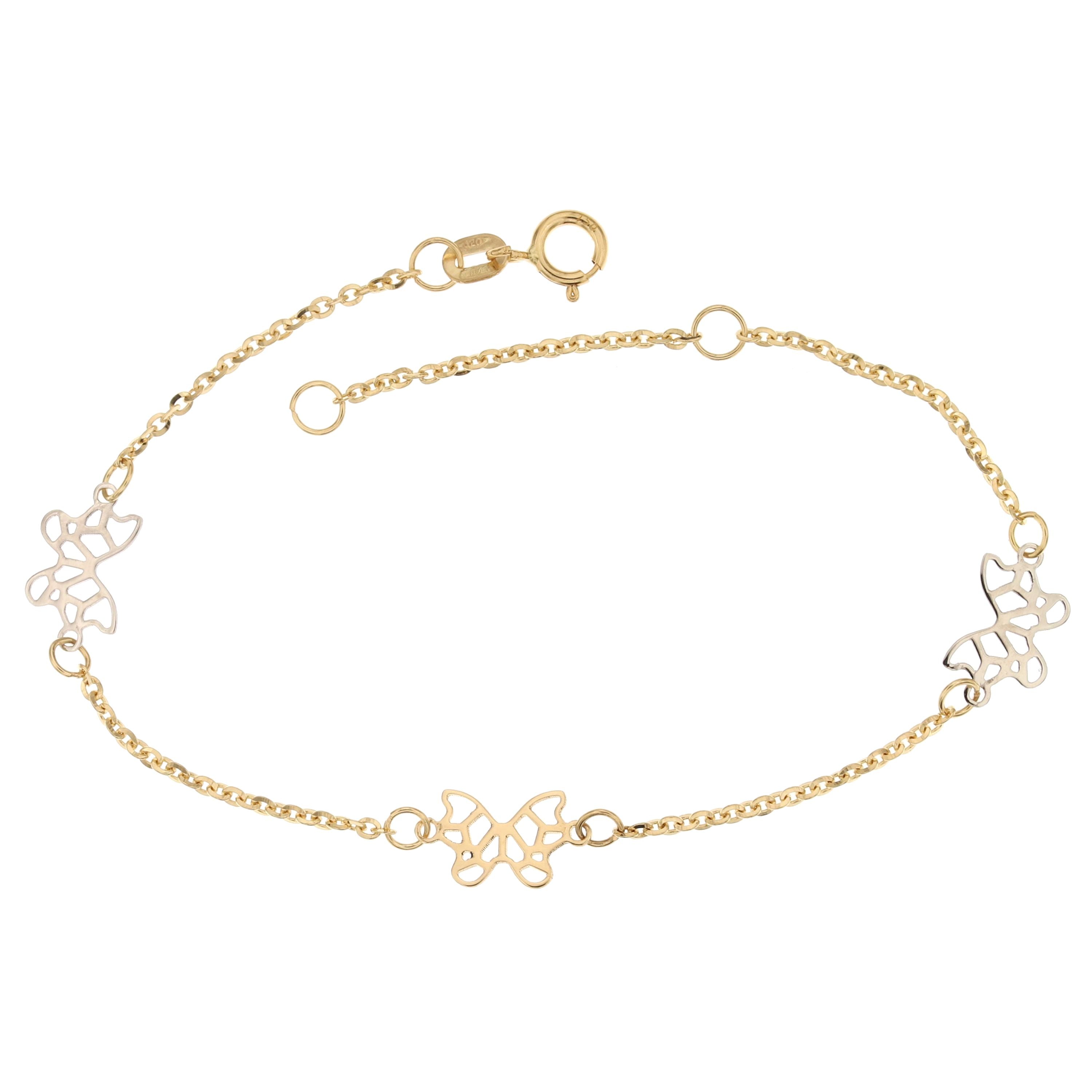18K Italian Gold Baby Bracelet – 803321724519 – SKU 803321724519