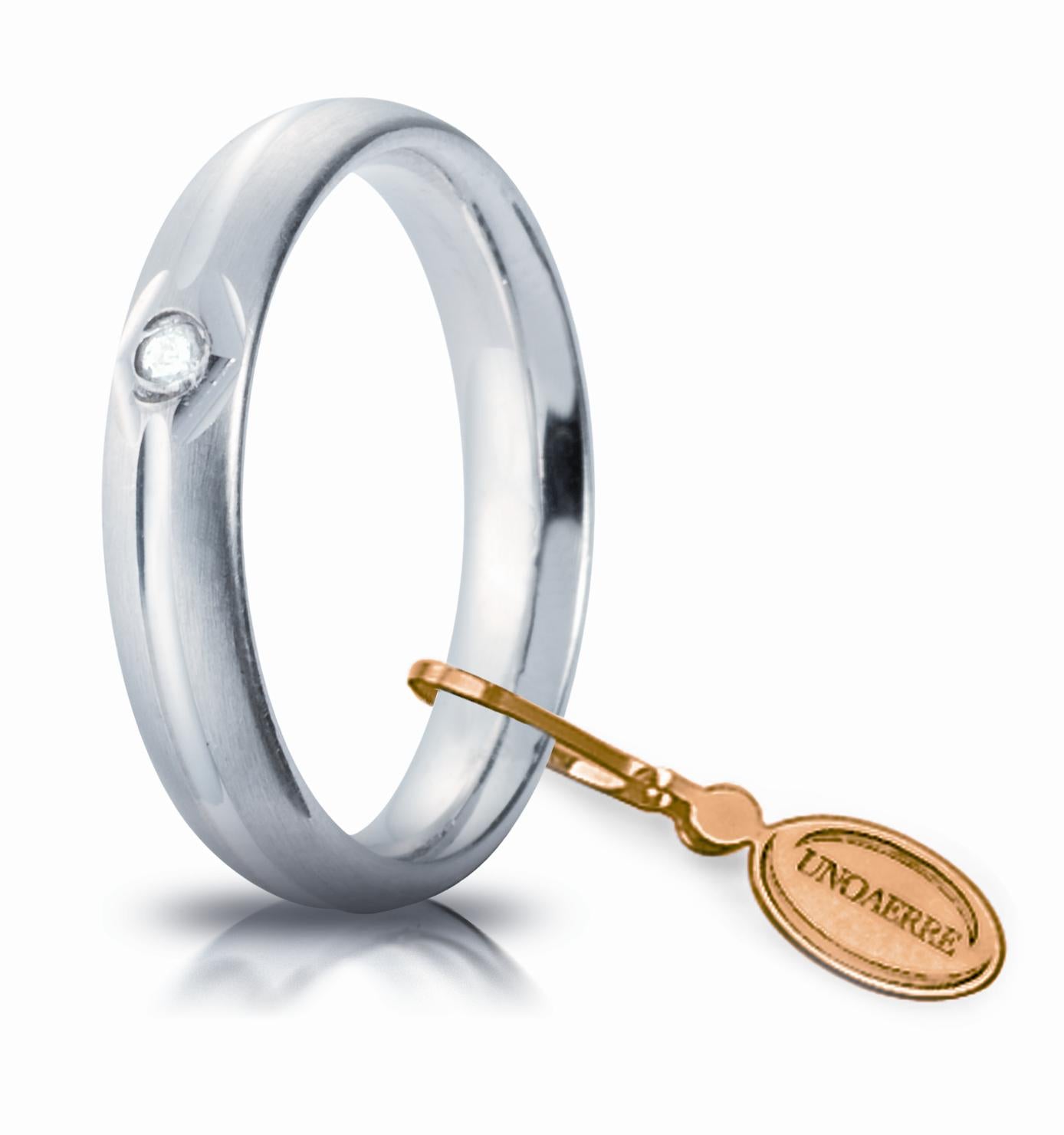 40AFC1/011 with Diamond 4mm - 18K Gold - SKU 803321726020