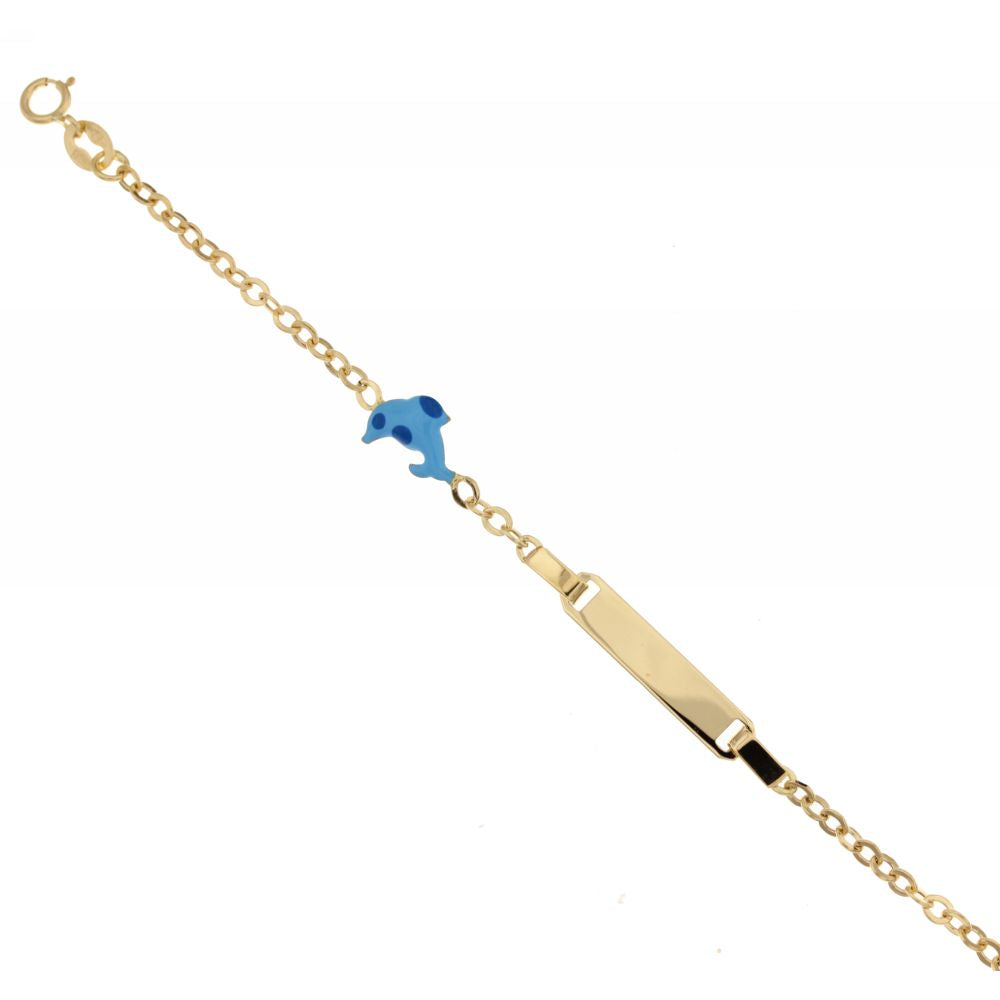 18K Italian Gold Baby Bracelet – 803321729125 – SKU 803321729125