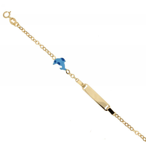 18K Italian Gold Baby Bracelet – 803321729125 – SKU 803321729125