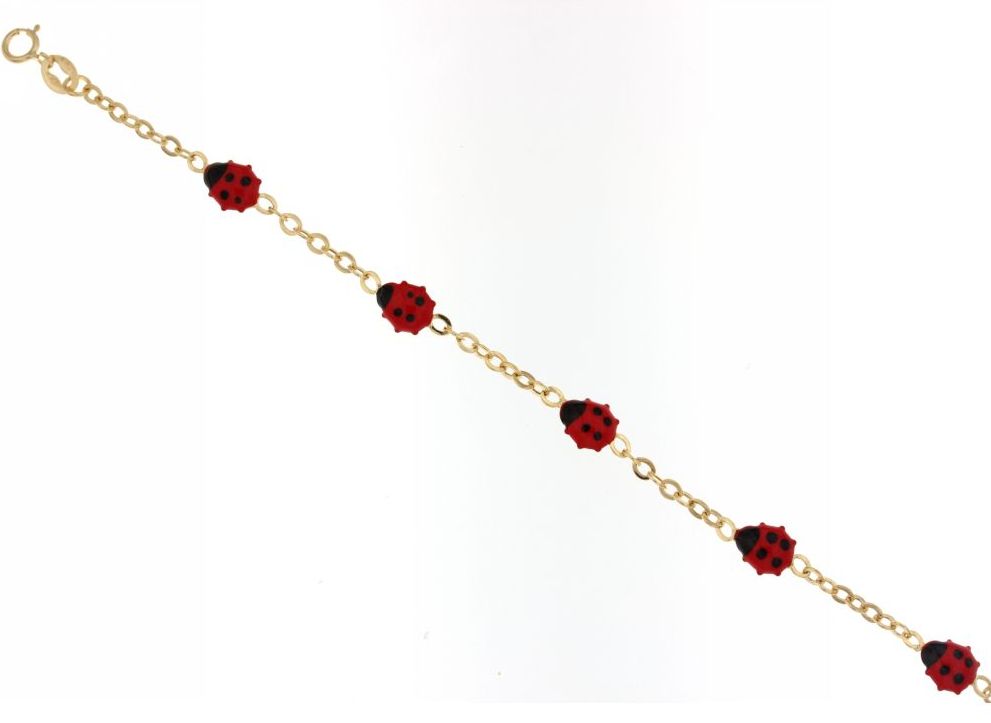 18K Italian Gold Baby Bracelet – 803321729128 – SKU 803321729128