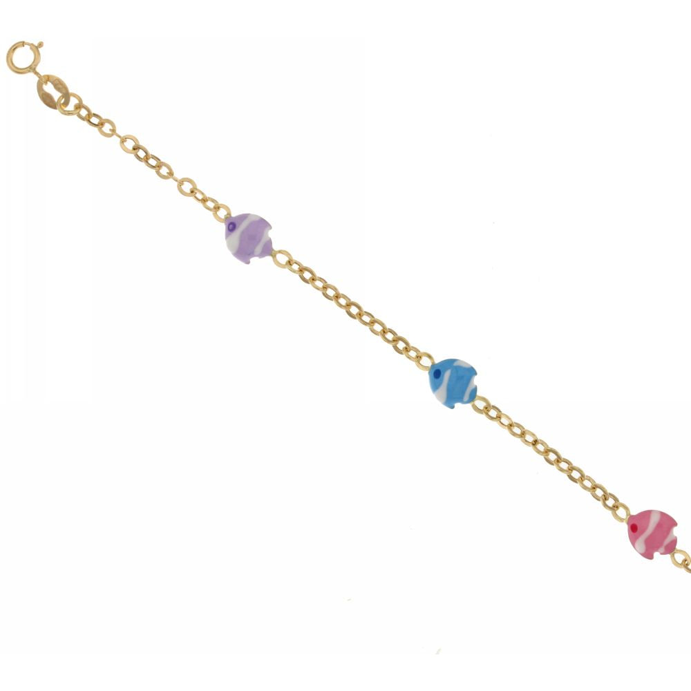 18K Italian Gold Baby Bracelet – 803321729131 – SKU 803321729131