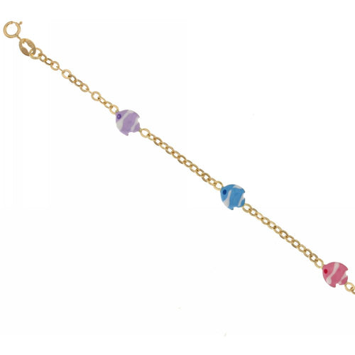 18K Italian Gold Baby Bracelet – 803321729131 – SKU 803321729131