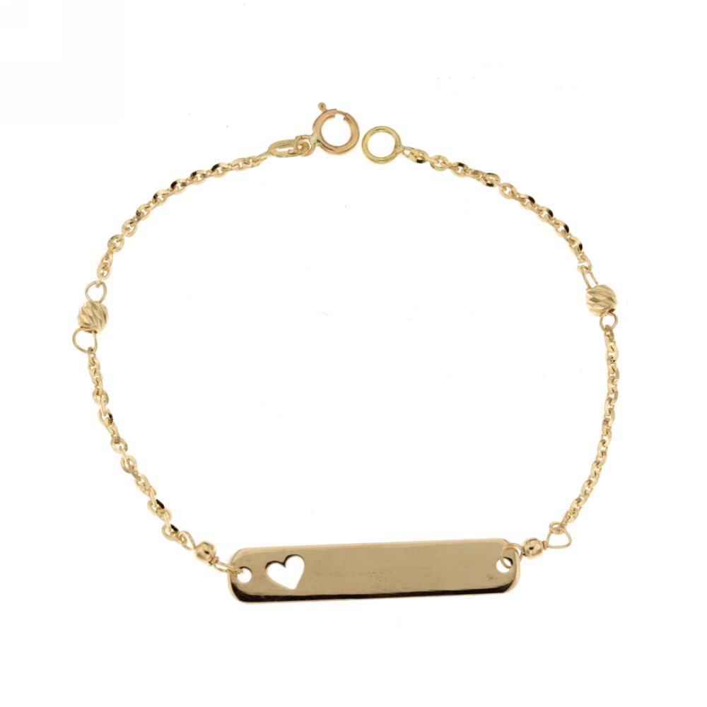 18K Italian Gold Baby Bracelet – 803321730055 – SKU 803321730055