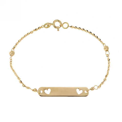 18K Italian Gold Baby Bracelet – 803321730057 – SKU 803321730057