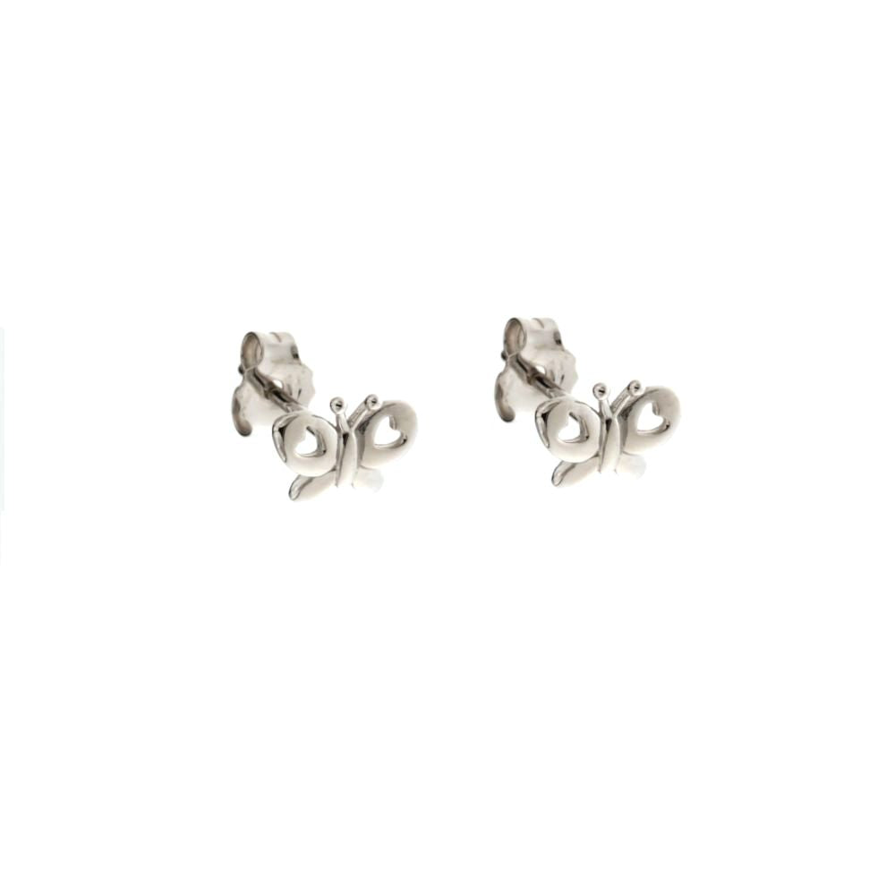 18K Italian Gold Butterfly shaped Earrings – SKU 803321730752