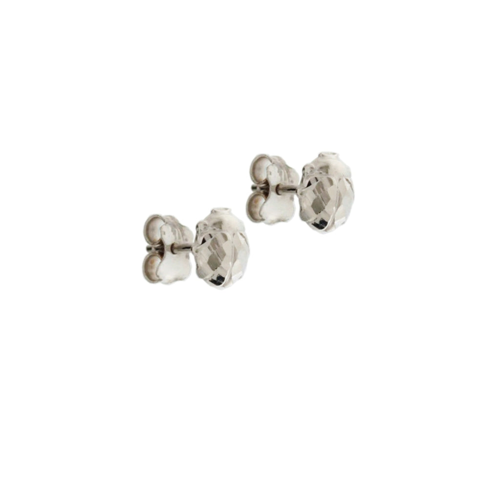 18K Italian Gold Ladybug shaped Earrings – SKU 803321730789
