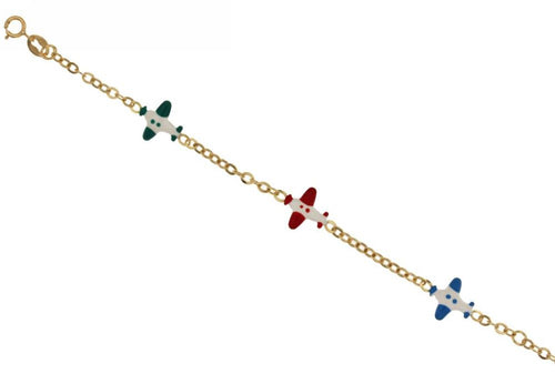 18K Italian Gold Baby Bracelet – 803321731236 – SKU 803321731236