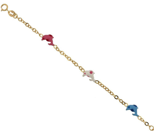 18K Italian Gold Baby Bracelet – 803321731237 – SKU 803321731237