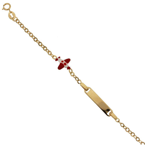 18K Italian Gold Baby Bracelet – 803321731242 – SKU 803321731242