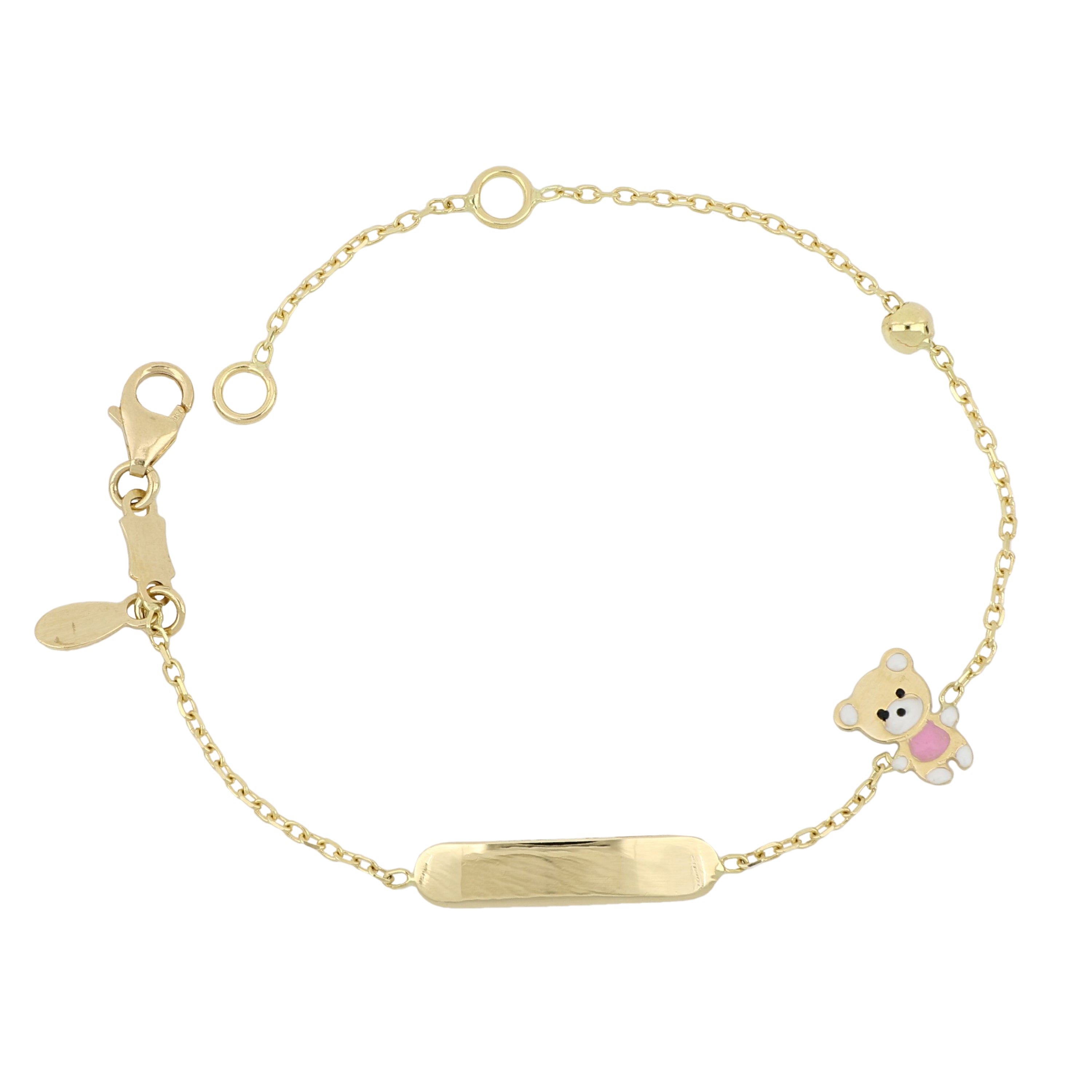 18K Italian Gold Baby Bracelet – 803321731262 – SKU 803321731262