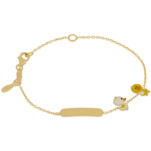 18K Italian Gold Baby Bracelet – 803321731264 – SKU 803321731264