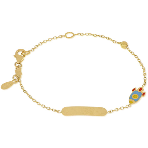18K Italian Gold Baby Bracelet – 803321731265 – SKU 803321731265
