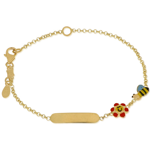 18K Italian Gold Baby Bracelet – 803321731268 – SKU 803321731268