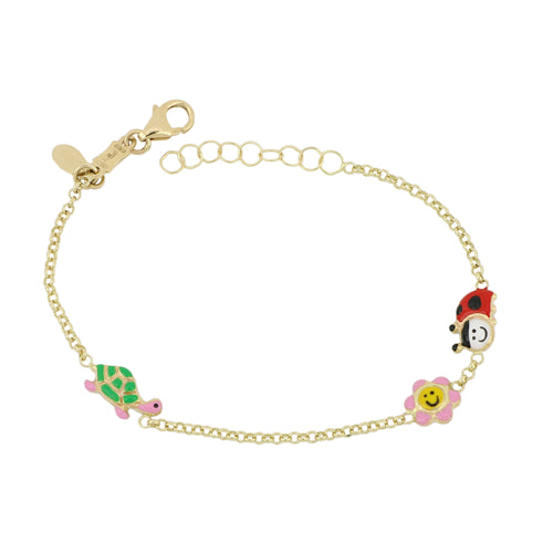 18K Italian Gold Baby Bracelet – 803321731271 – SKU 803321731271