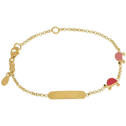 18K Italian Gold Baby Bracelet – 803321731276 – SKU 803321731276