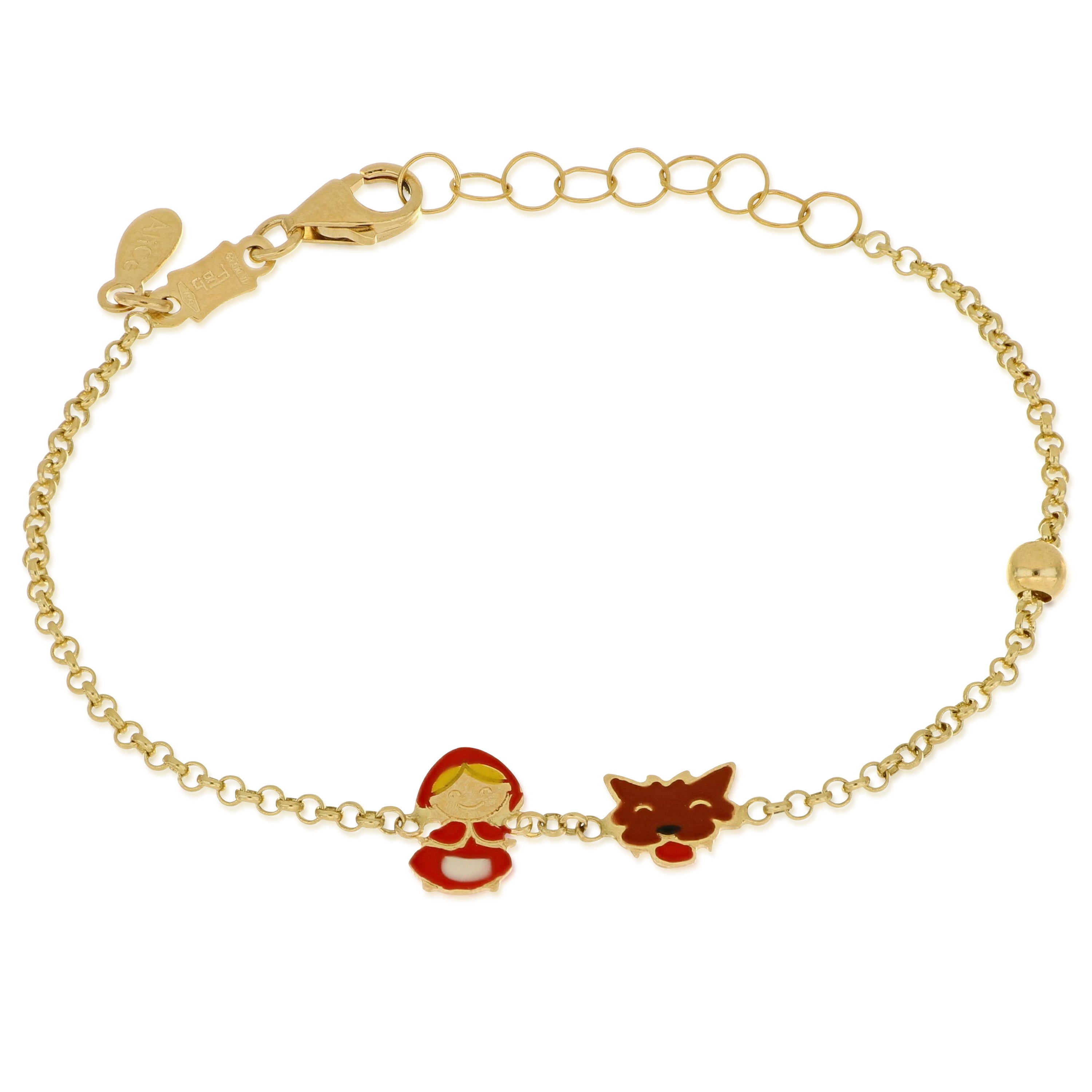 18K Italian Gold Baby Bracelet – 803321731277 – SKU 803321731277
