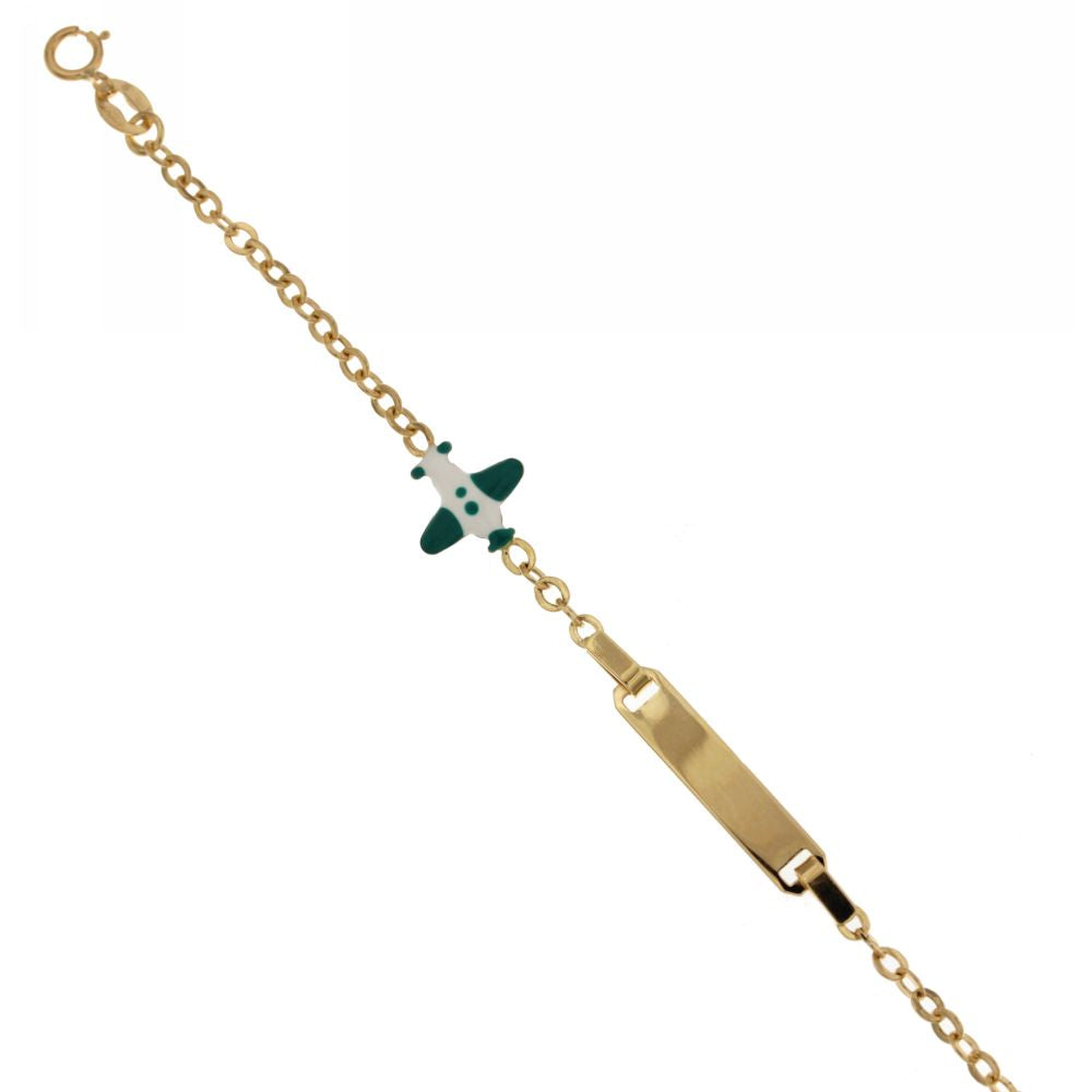 18K Italian Gold Baby Bracelet – 803321731288 – SKU 803321731288