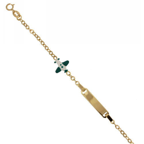 18K Italian Gold Baby Bracelet – 803321731288 – SKU 803321731288