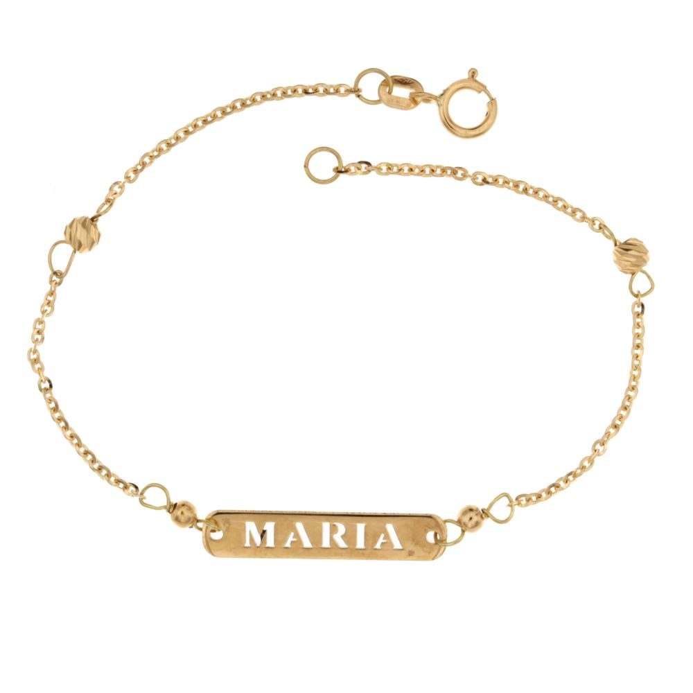 18K Italian Gold Baby Bracelet – 803321732337 – SKU 803321732337