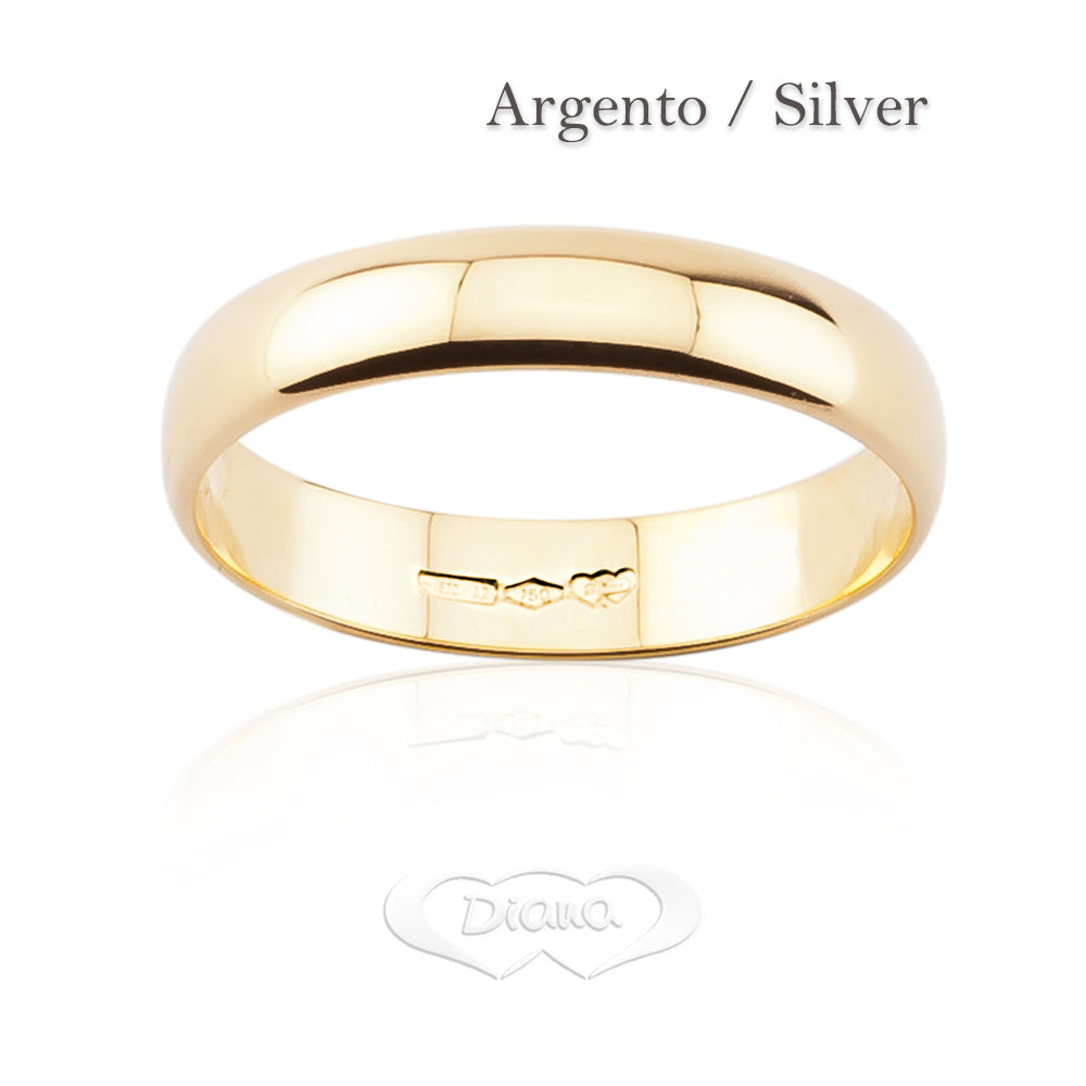 F3L Classic fit, silver wedding ring - 925 Sterling Silver - SKU 803321732670