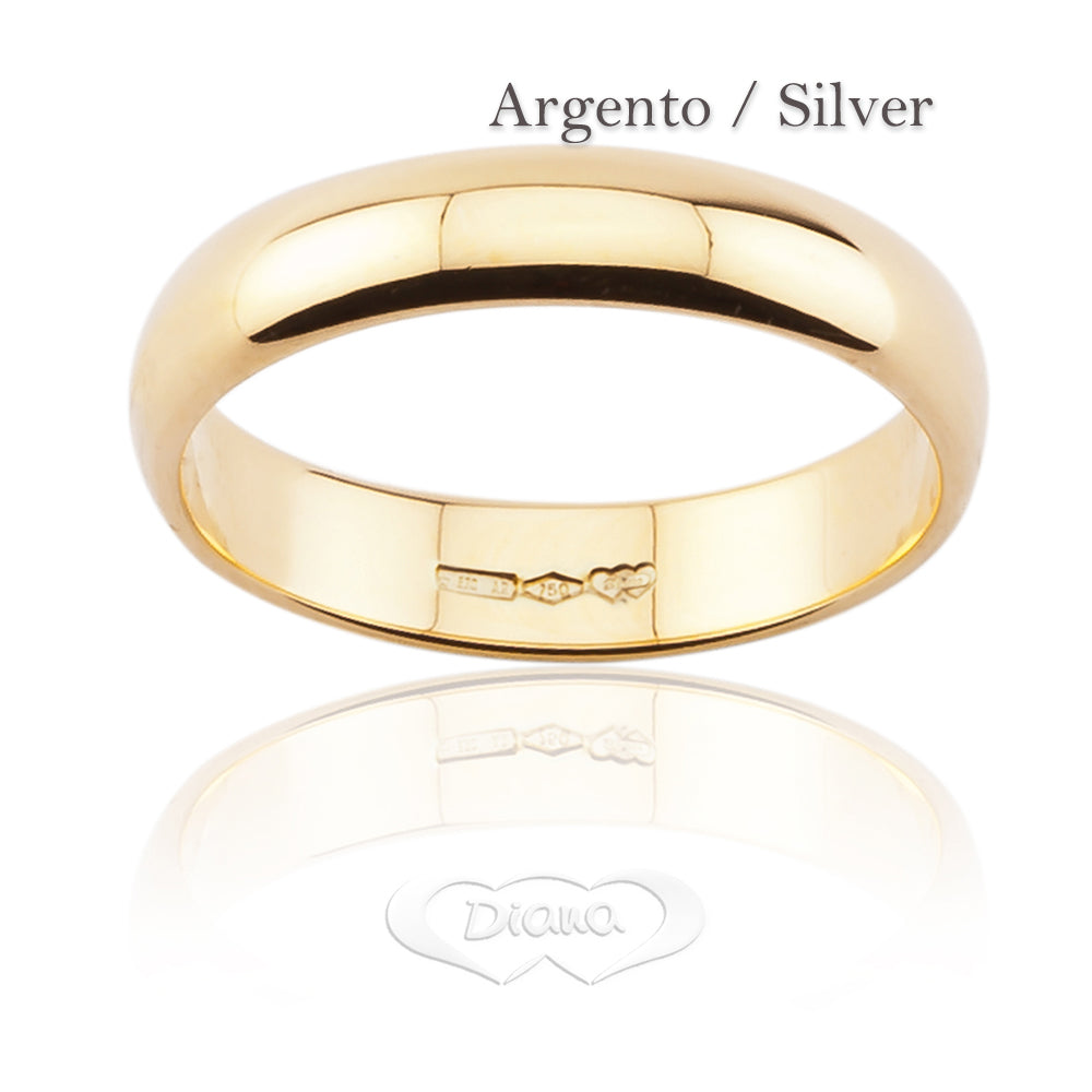 F5L Classic fit, silver wedding ring - 925 Sterling Silver - SKU 803321732676
