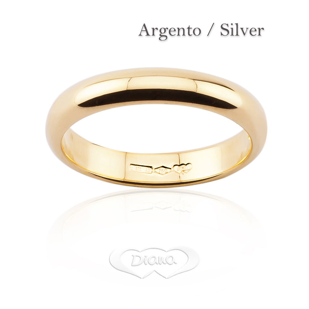 F5N Classic fit, silver wedding ring - 925 Sterling Silver - SKU 803321732679