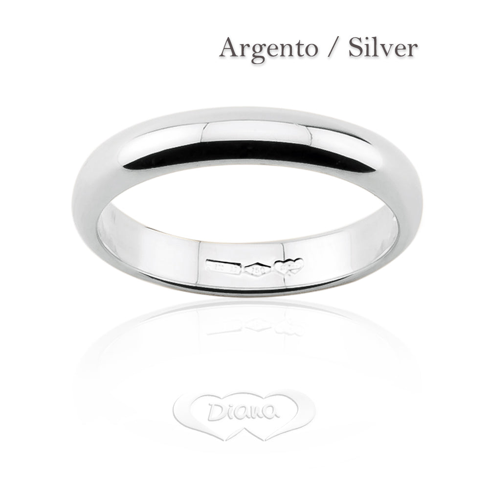 F5N Silver classic wedding ring - 925 Sterling Silver - SKU 803321732680