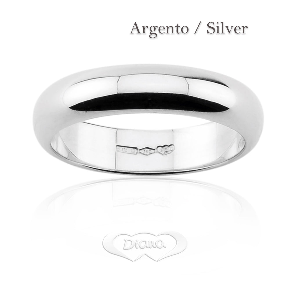 F7N Silver classic wedding ring - 925 Sterling Silver - SKU 803321732683