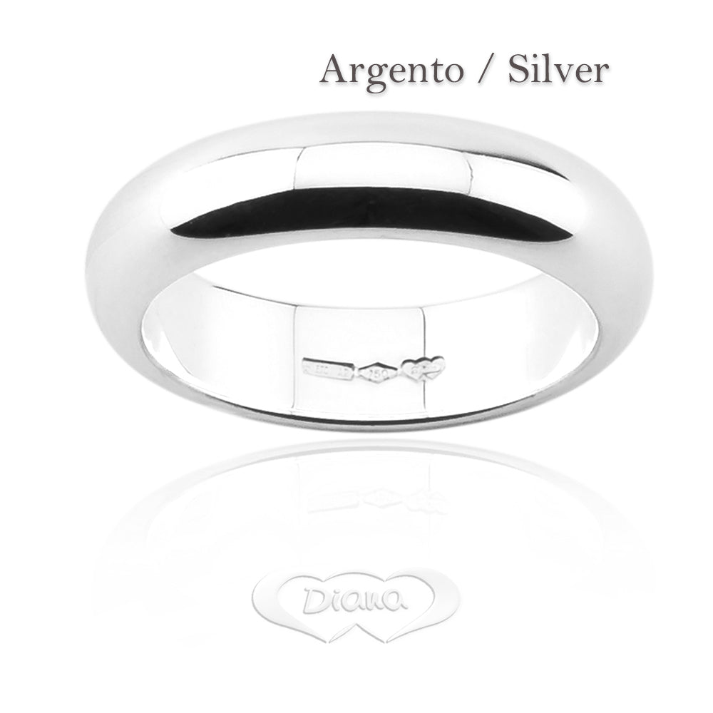 F10N Silver classic wedding ring - 925 Sterling Silver - SKU 803321732686