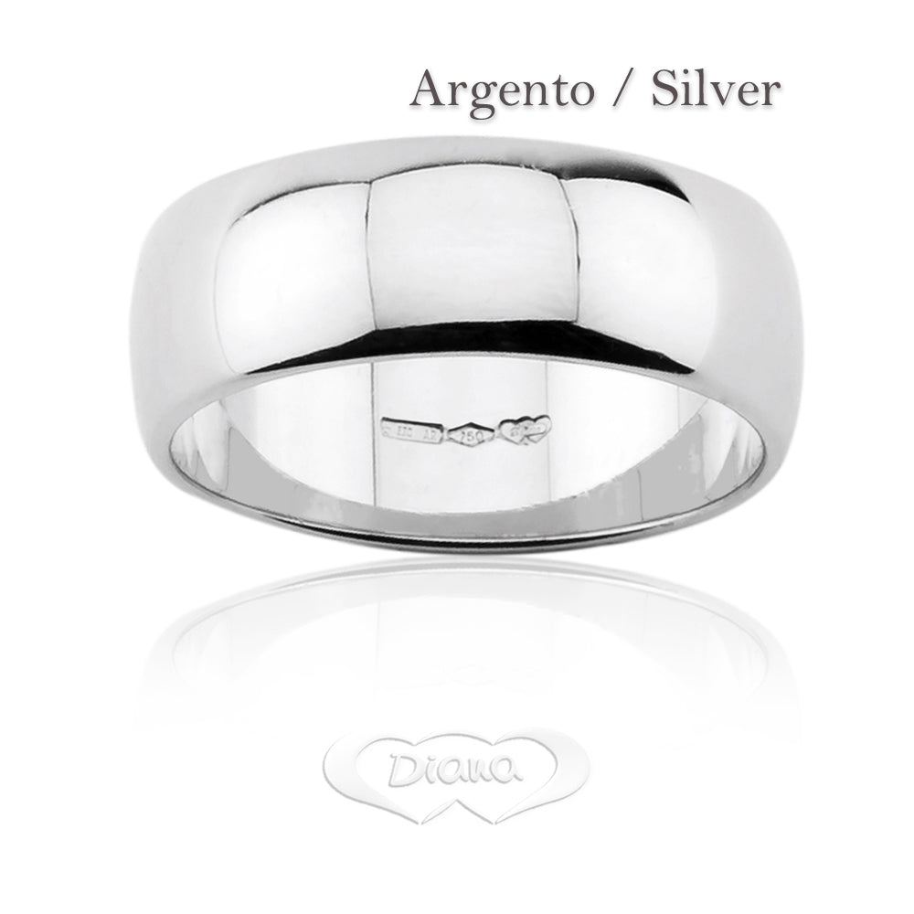 FM8 Mantovana silver wedding ring - 925 Sterling Silver - SKU 803321732693