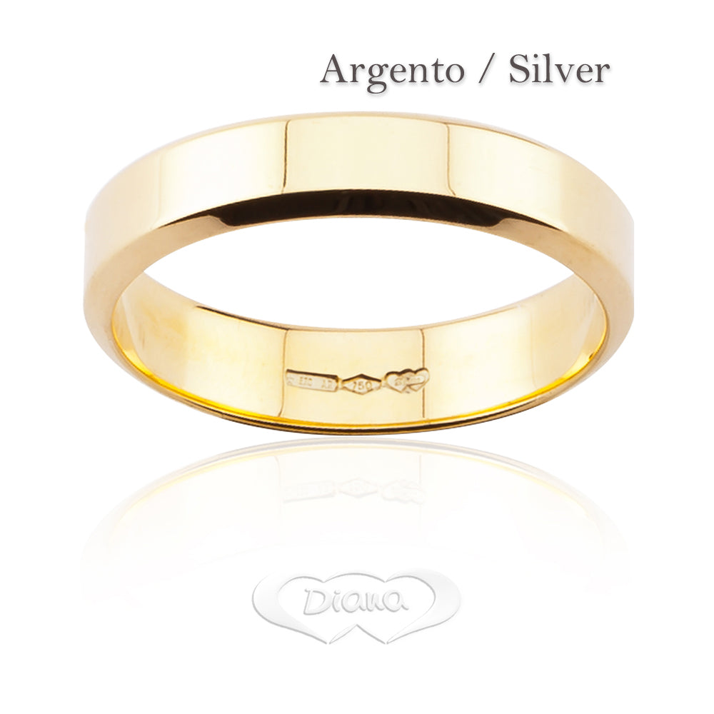 TGL7 Bevel edge silver wedding ring - 925 Sterling Silver - SKU 803321732716