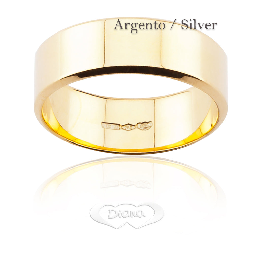 TGLBE Bevel edge silver wedding ring - 925 Sterling Silver - SKU 803321732718