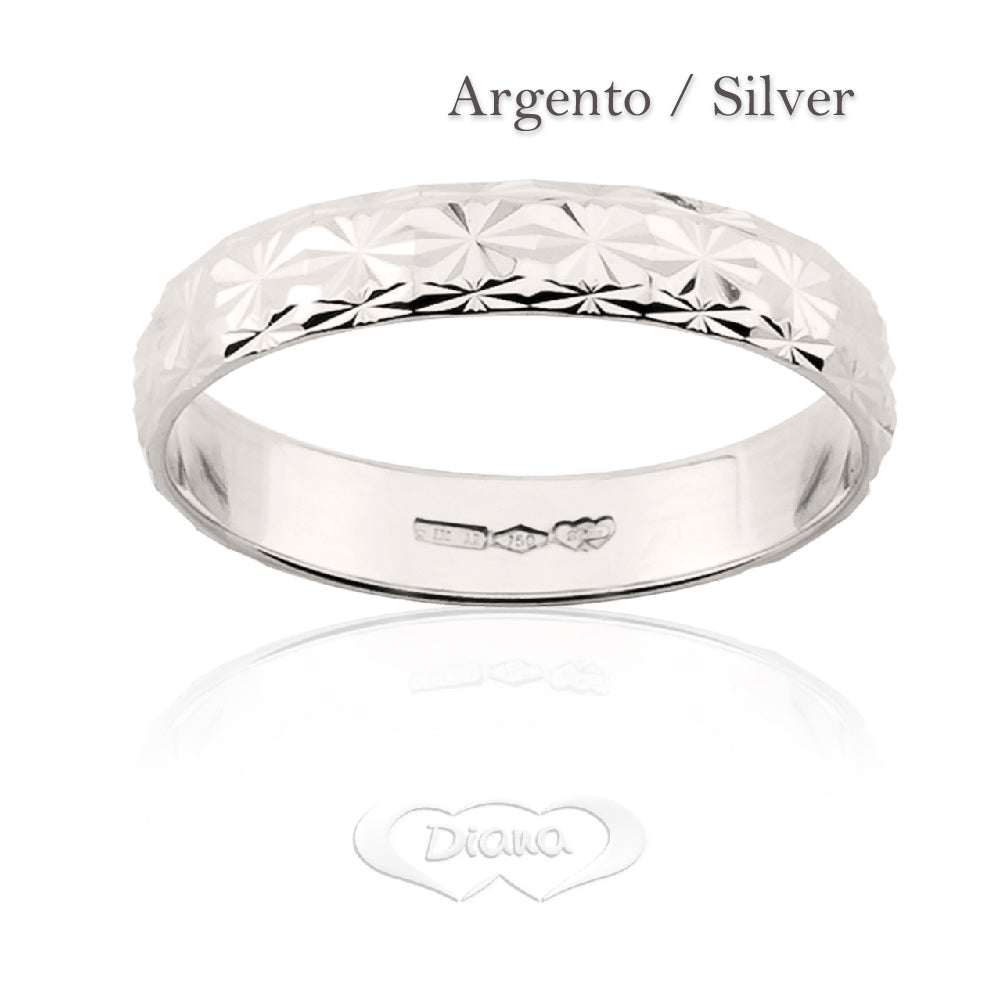 FD185 M4 B silver engagement ring - 925 Sterling Silver - SKU 803321732771
