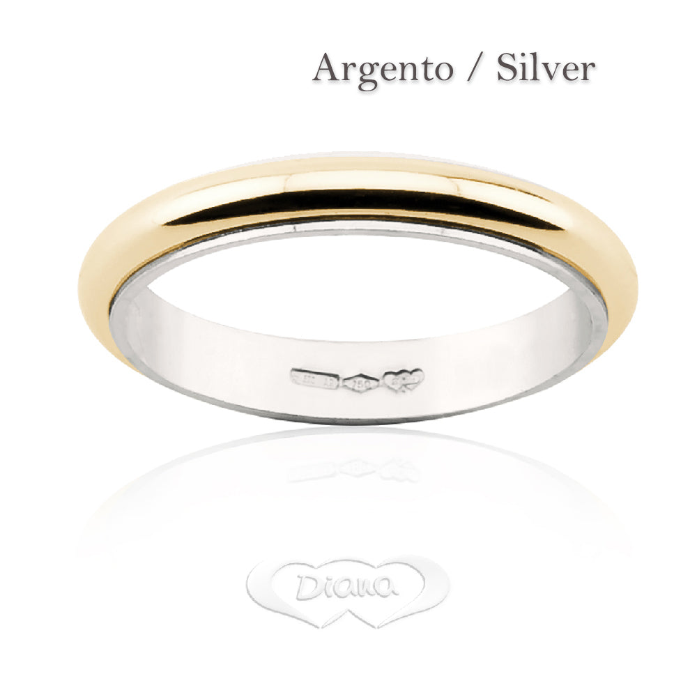 FDB 10-1 Silver wedding ring - 925 Sterling Silver - SKU 803321732798