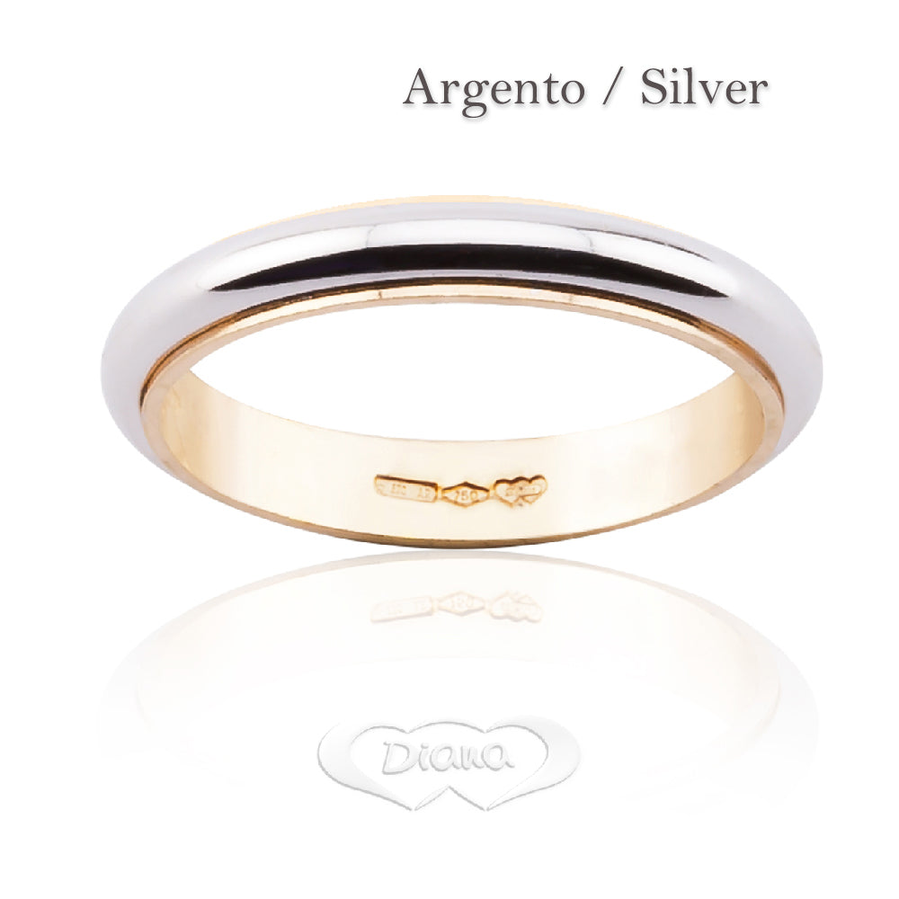 FDB 10-2 silver wedding ring - 925 Sterling Silver - SKU 803321732800