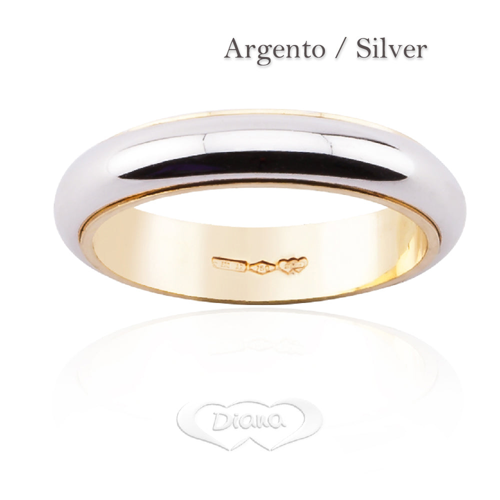 FDB 10-2 silver wedding ring - 925 Sterling Silver - SKU 803321732801