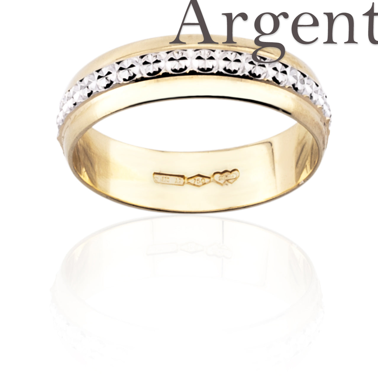 FDB 41 M6 BC silver wedding ring - 925 Sterling Silver - SKU 803321732804