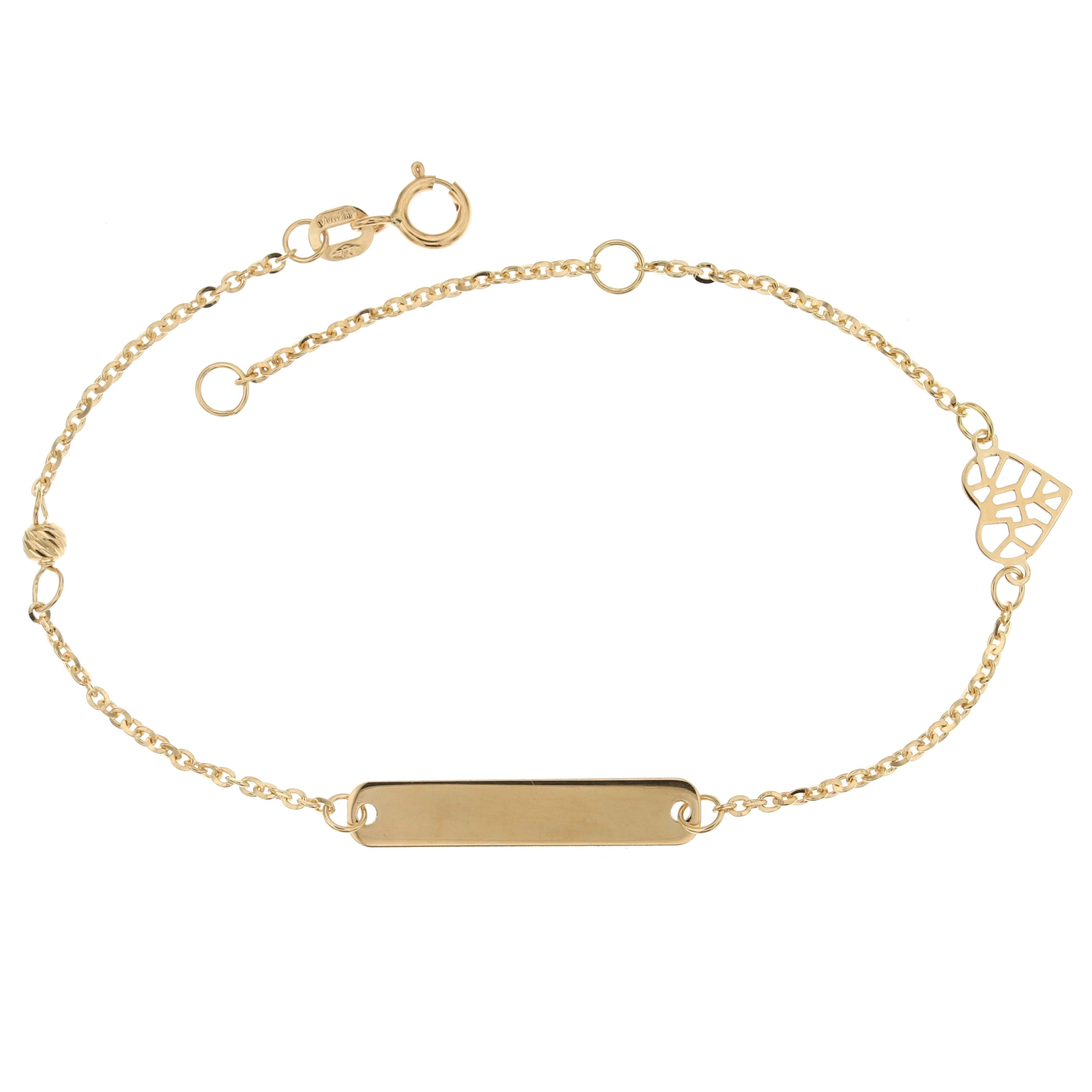 18K Italian Gold Baby Bracelet – 803321734375 – SKU 803321734375