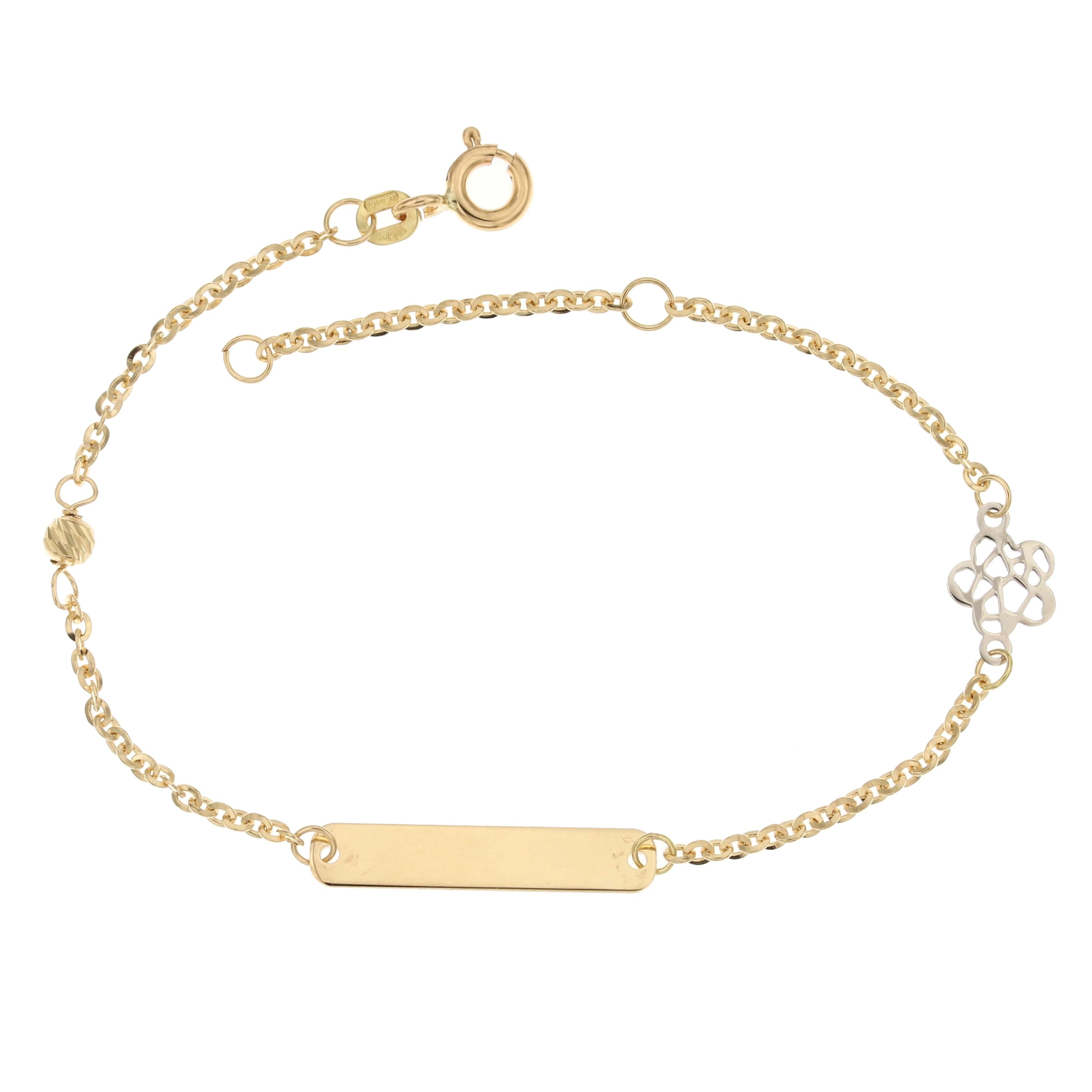 18K Italian Gold Baby Bracelet – 803321734377 – SKU 803321734377