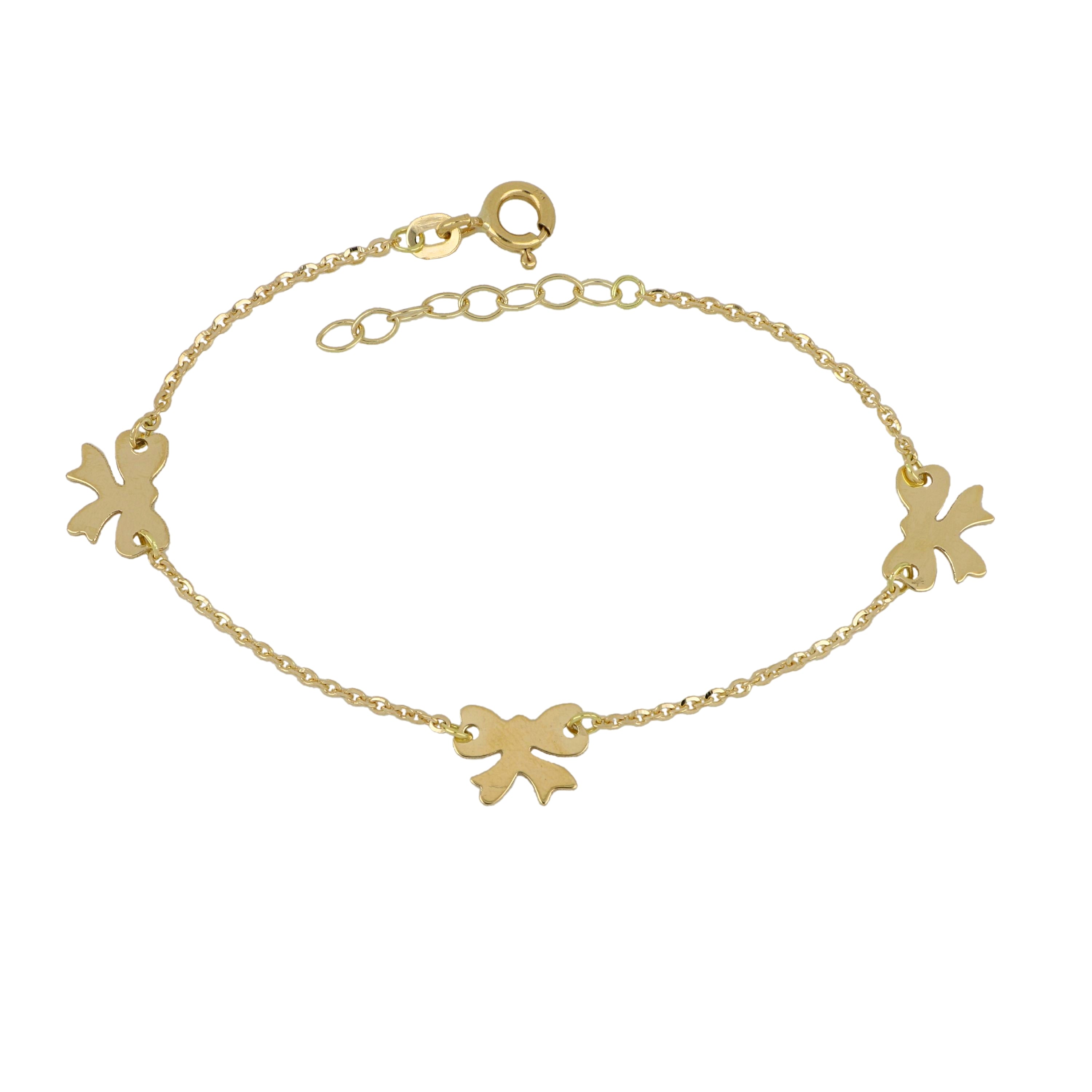 18K Italian Gold Baby Bracelet – 803321736001 – SKU 803321736001