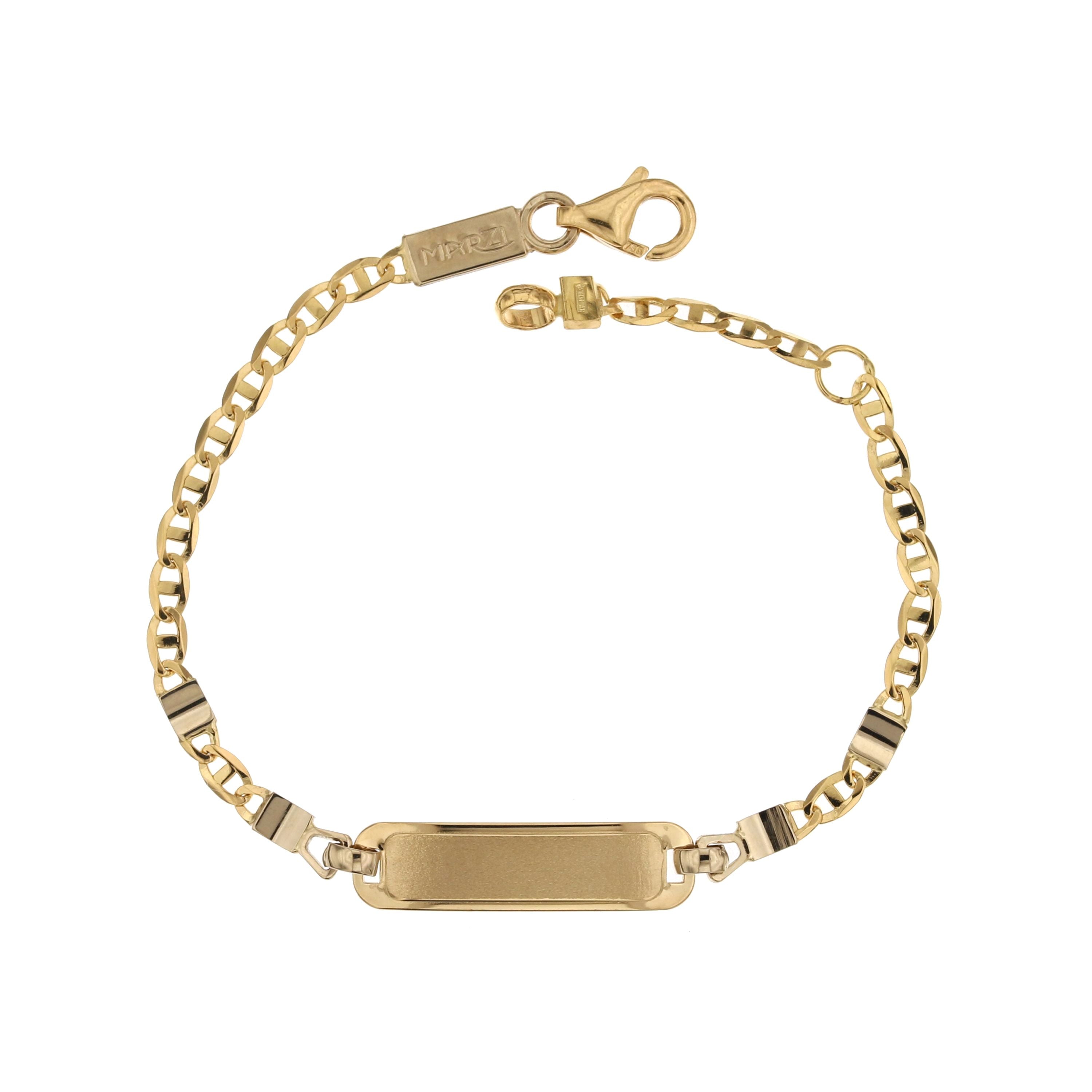 18K Italian Gold Baby Bracelet – 803321736205 – SKU 803321736205