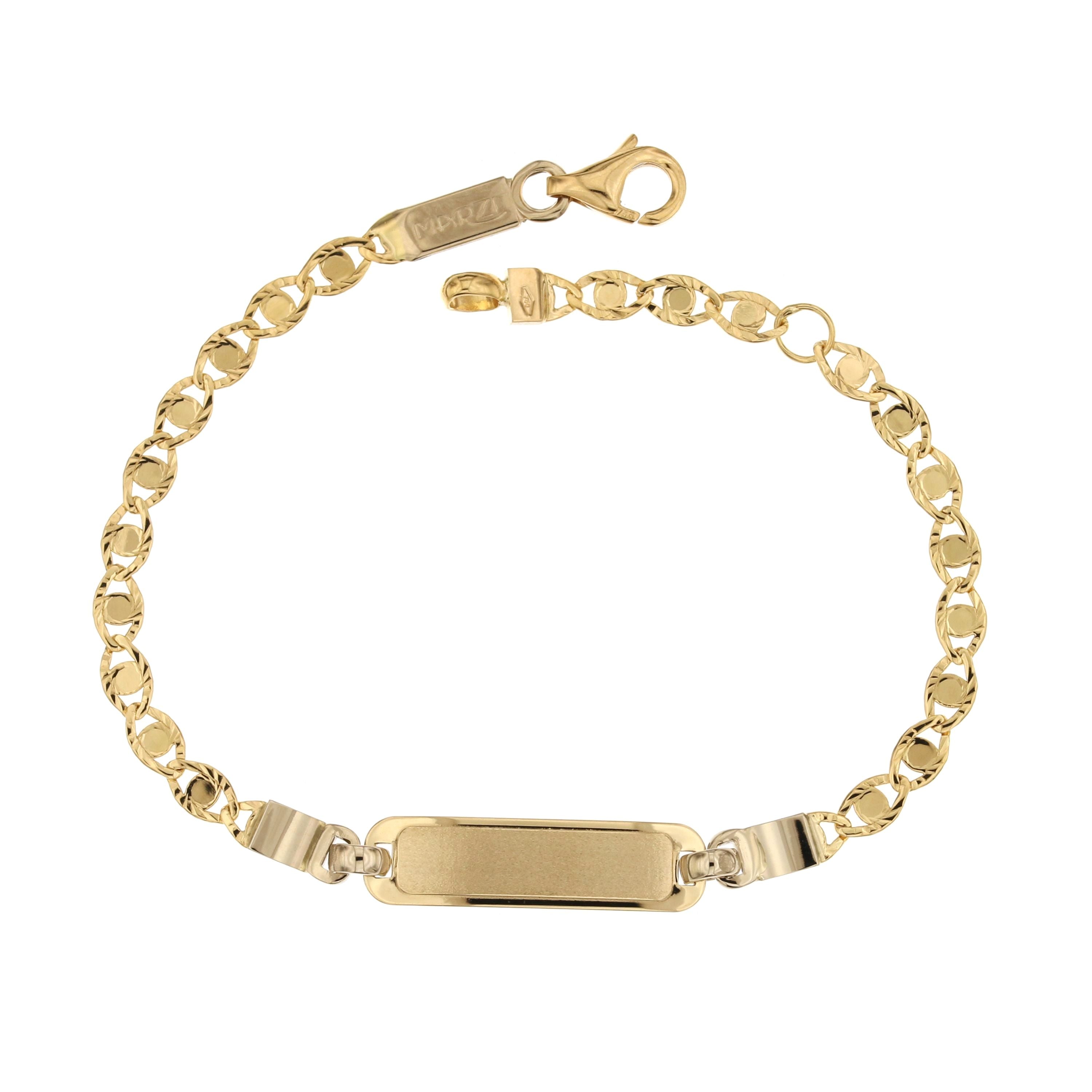 18K Italian Gold Baby Bracelet – 803321736207 – SKU 803321736207