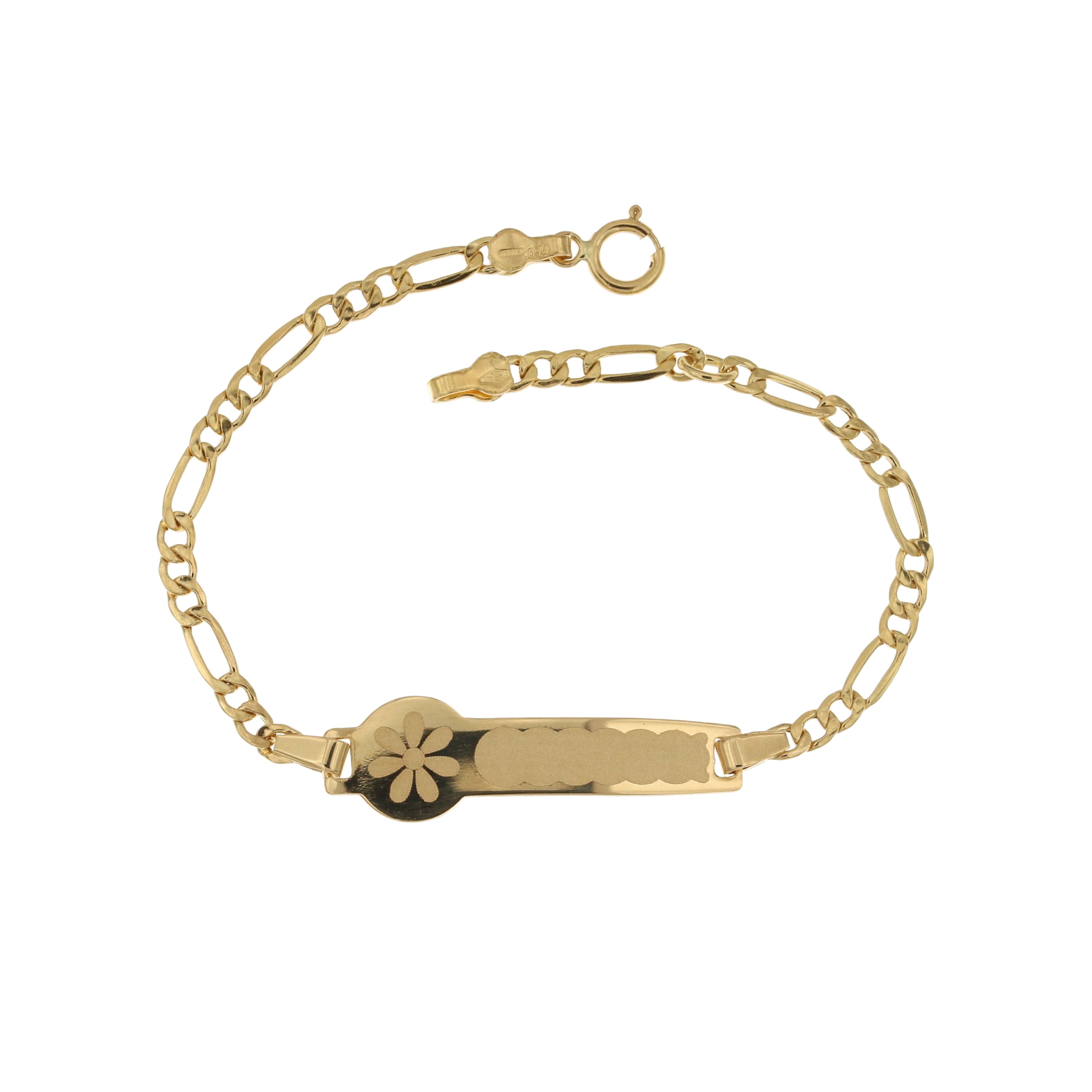 18K Italian Gold Baby Bracelet – 803321736899 – SKU 803321736899