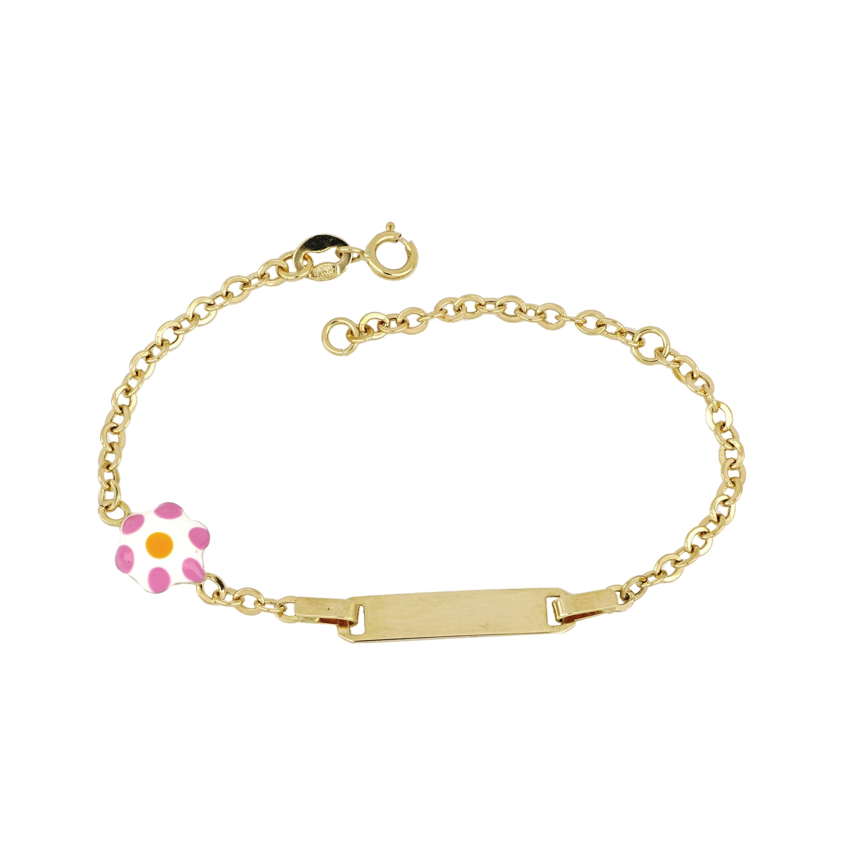 18K Italian Gold Baby Bracelet – 803321737049 – SKU 803321737049