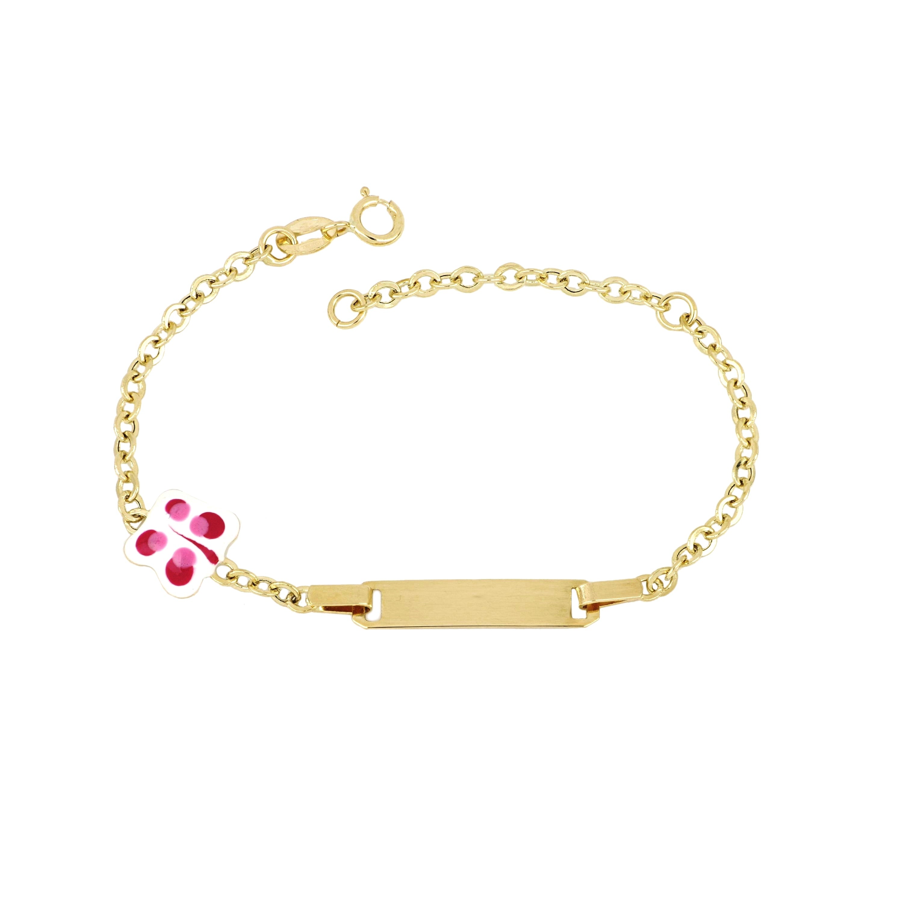 18K Italian Gold Baby Bracelet – 803321737050 – SKU 803321737050